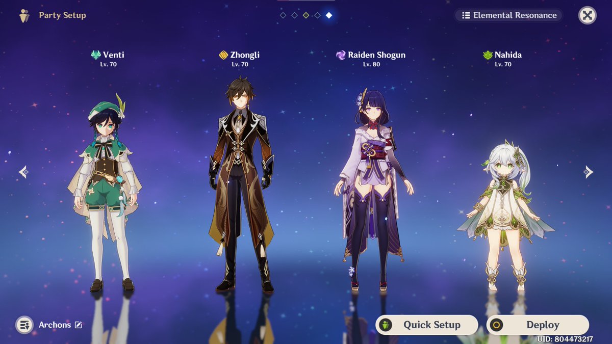 like everybody else, mini flexing my full archon team 🥹
i'm so glad i won my 50/50