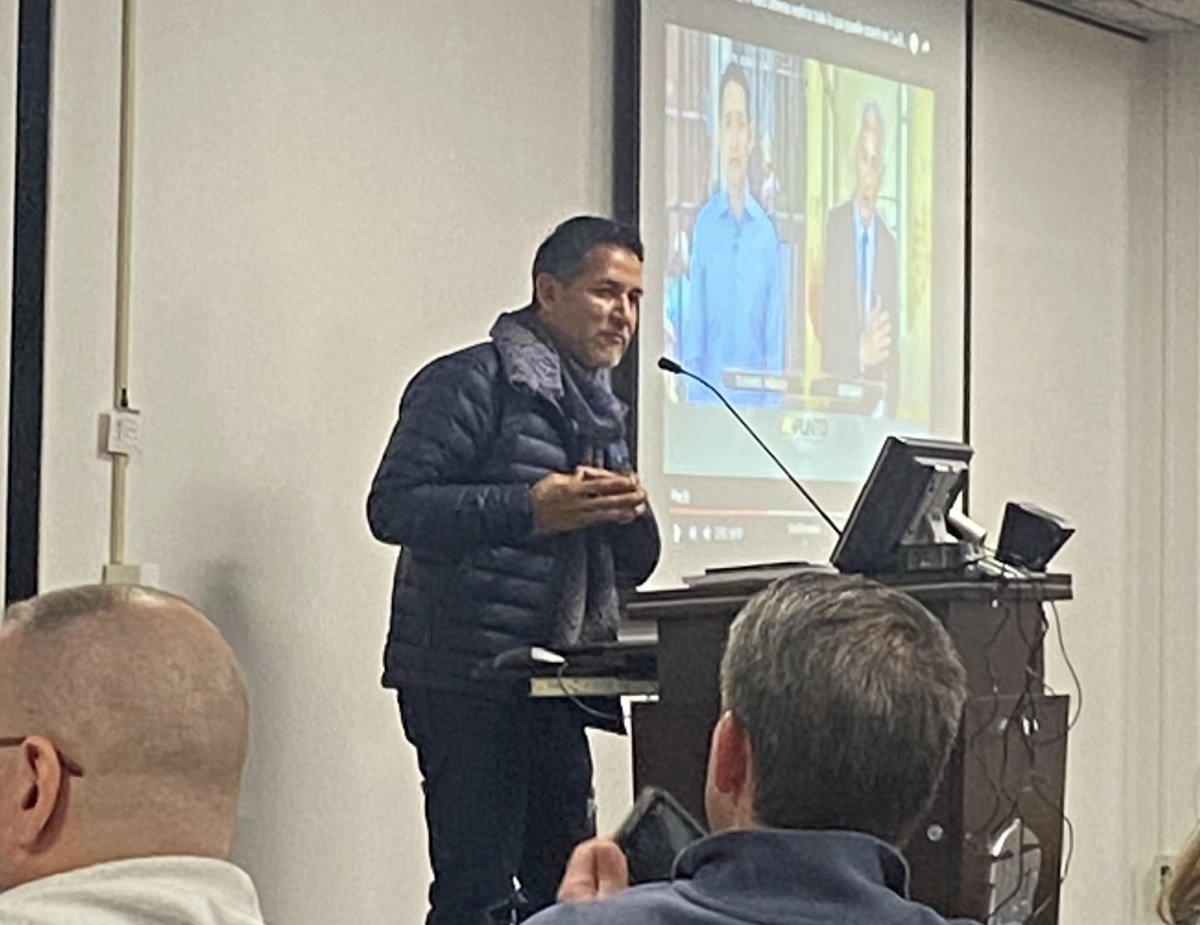 Keynote speaker journalist <a href="/pedroultreras/">VIAJERO ETERNO</a> at our district 6 meeting