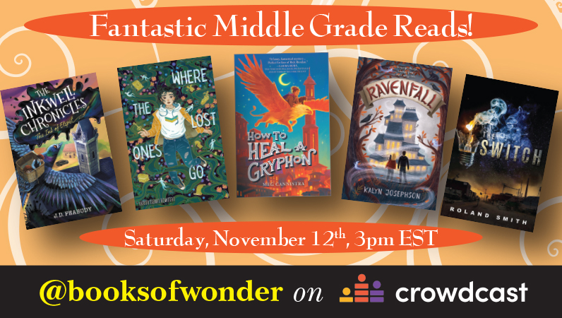 Adventure is calling you to our next FANTASTIC MIDDLE GRADE READS panel featuring thrilling new titles by @megcannistra J.D. Peabody, @akemidawnbowman @kalynjosephson and @rolandcsmith 📚🎉 Tune in here: crowdcast.io/e/fantasticmg_…