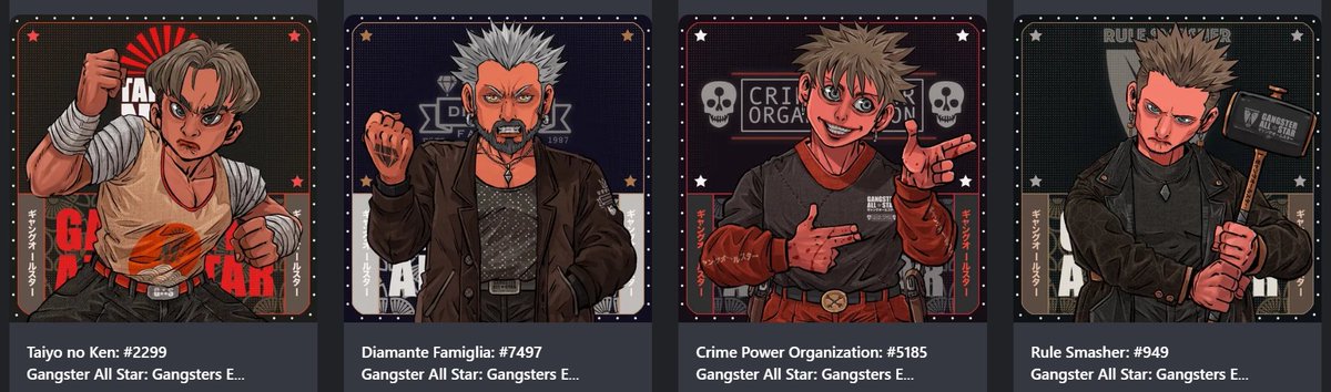 Let's start a follow🚆 for all the #gas community 
<a href="/gangsterallstar/">GANGSTER ALL ★ STAR ギャングオールスター</a> 

Like, RT, follow, I'll follow everyone back!

Show me your #GANG #GASWAY 👇