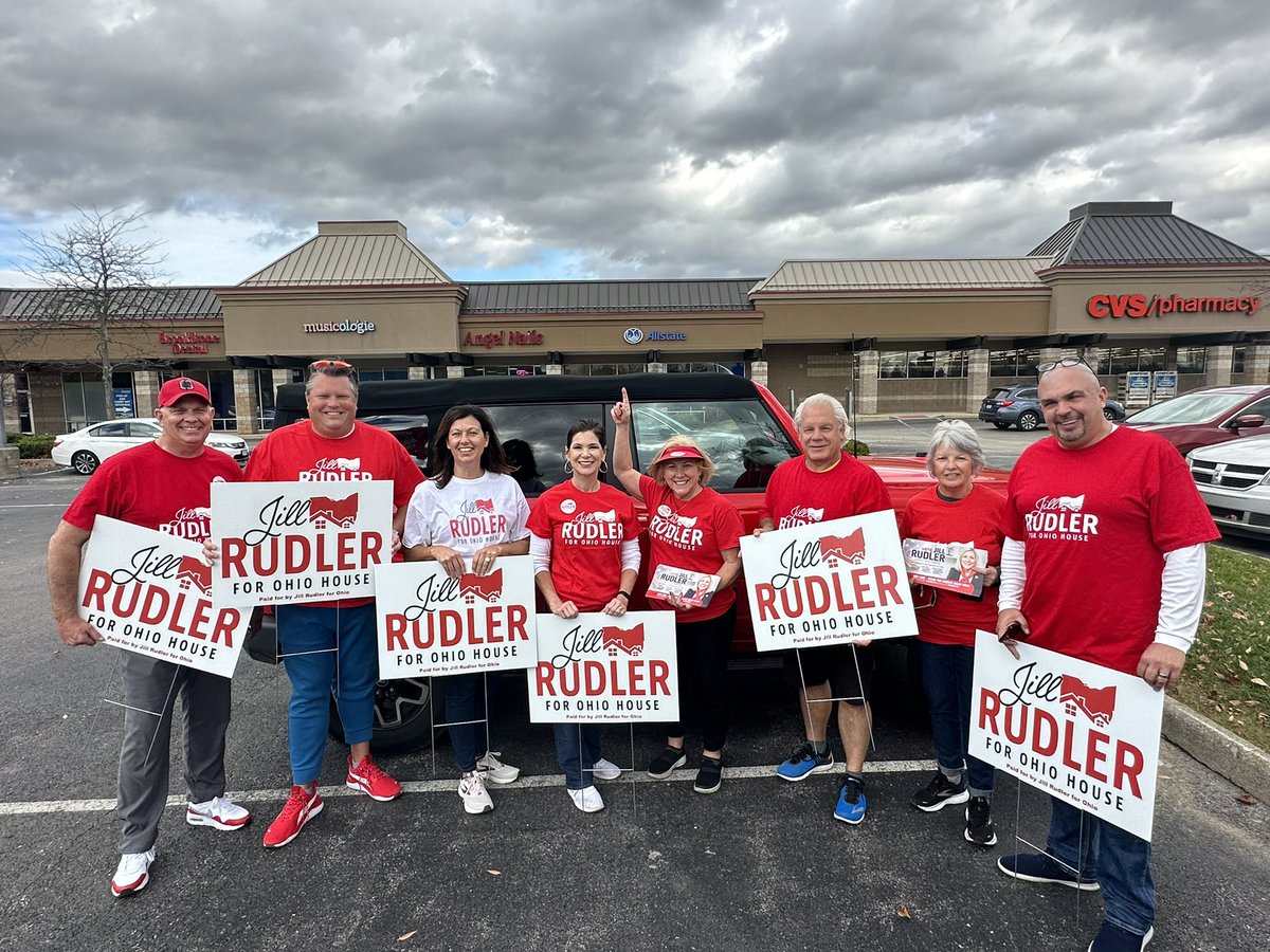 What a afternoon for <a href="/JillRudlerForOH/">Jill Rudler</a>, momentum is on her side. W/ <a href="/barhorstforohio/">Tim Barhorst</a> <a href="/MarilynJohnOhio/">Marilyn John</a>, Angie King and Jon Cross