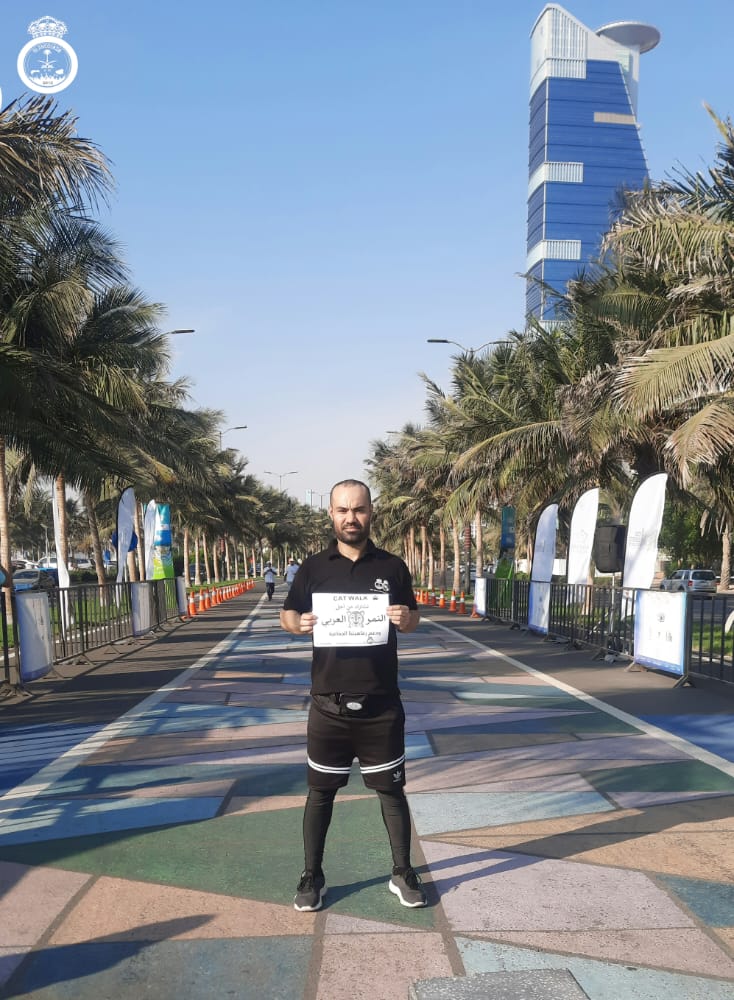 BlancosKsa's tweet photo. مشاركة عضو الرابطة المتألق أ.عبدالرحمن جميل في فعالية النمر العربي @AbodeoRM

@gsaksa
#Cat_walk https://t.co/Adg3U91AjY