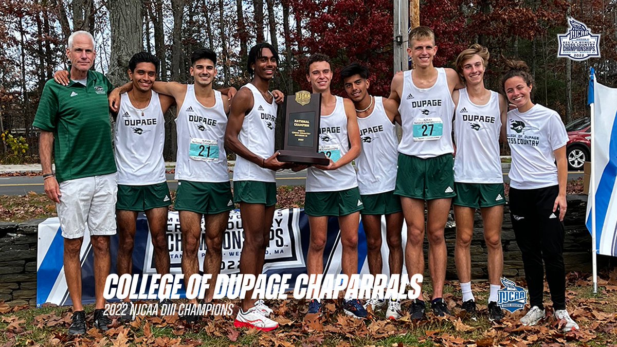 AthleticsCod's tweet photo. Congratulations Chaparrals on bring home the 2022 #NJCAAXC D3 championship https://t.co/rCHiA4794G