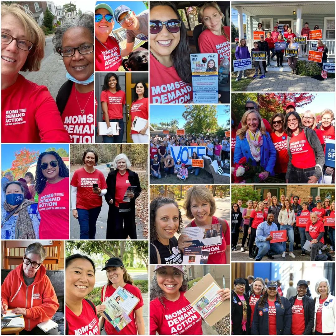MomsDemand's tweet photo. We're leaving it all on the field to elect Gun Sense Candidates up and down the ballot in states across the country!

Find Gun Sense Candidates who are on the ballot in your state: Text CANDIDATES to 644-33. https://t.co/m5ezN6YuER