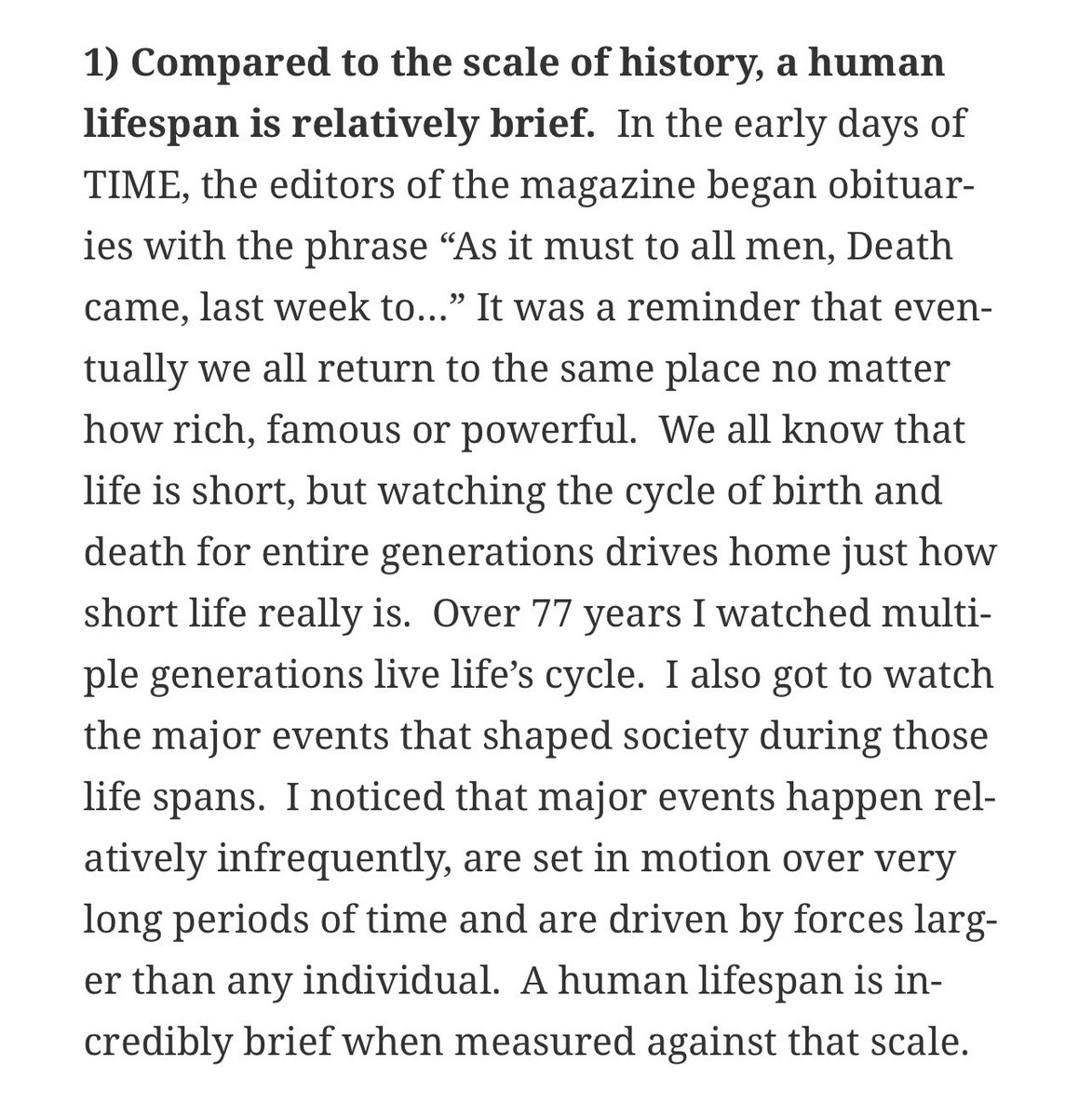 patrick_oshag's tweet photo. I love when someone goes very narrow in a field of study and shares what they learned.

@Skrisiloff read every issue of Time magazine from 1923 to 2000

Here’s the top ten things he learned: https://t.co/Dfmgz98tY6

And my 4 favorites https://t.co/VGMNFjvG5K