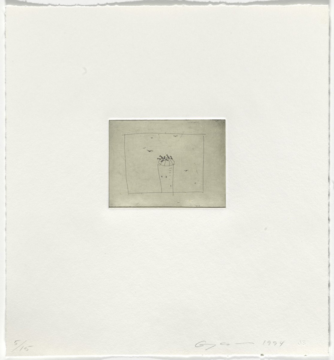 moma_drawings's tweet photo. Greg Colson, Birds Atop Silo from Dockings, 1995 #gregcolson #museumarchive https://t.co/Z3c01aEBUv https://t.co/0hLSe2JoMy