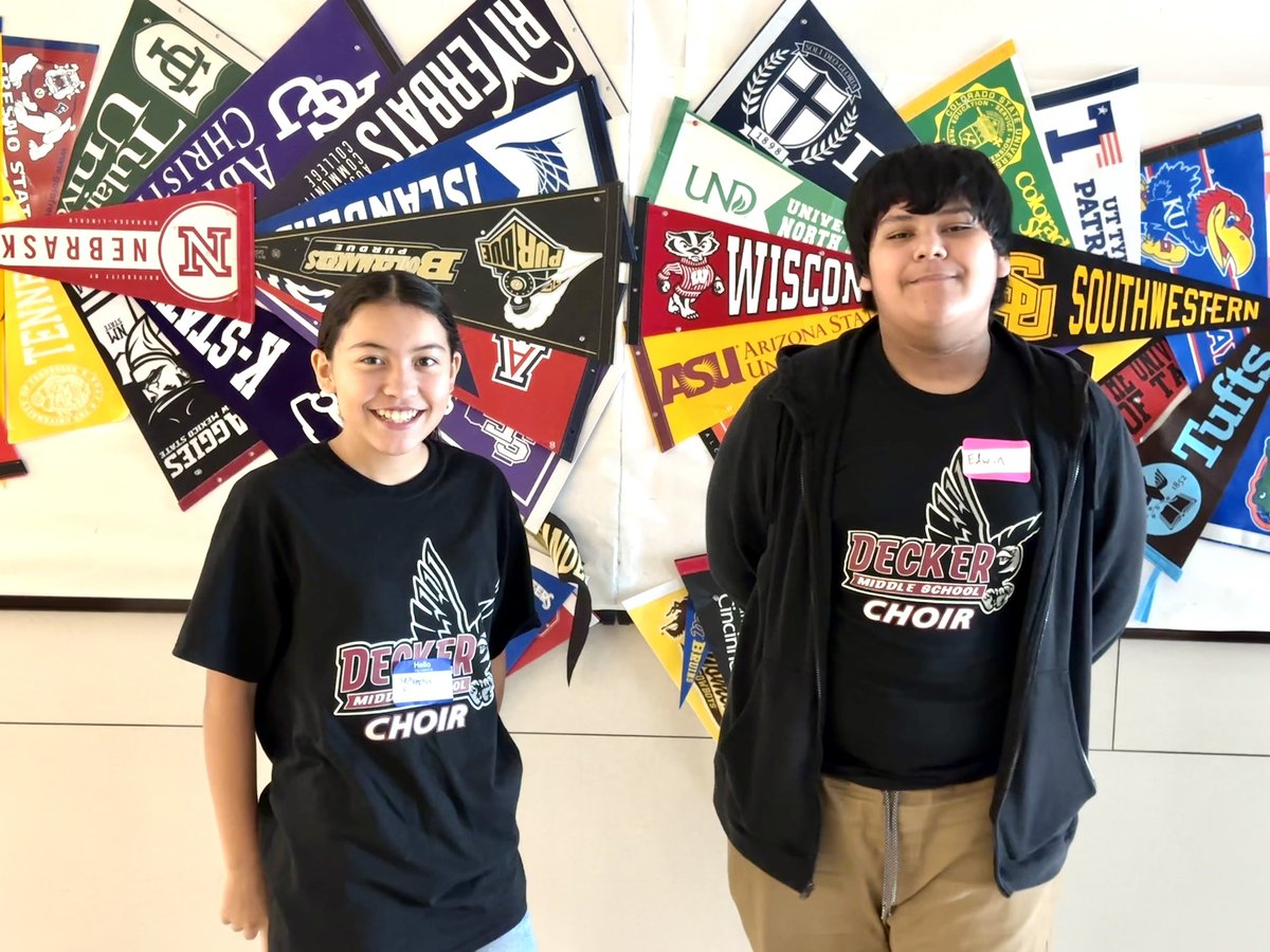 Decker Middle School Choir tweet media