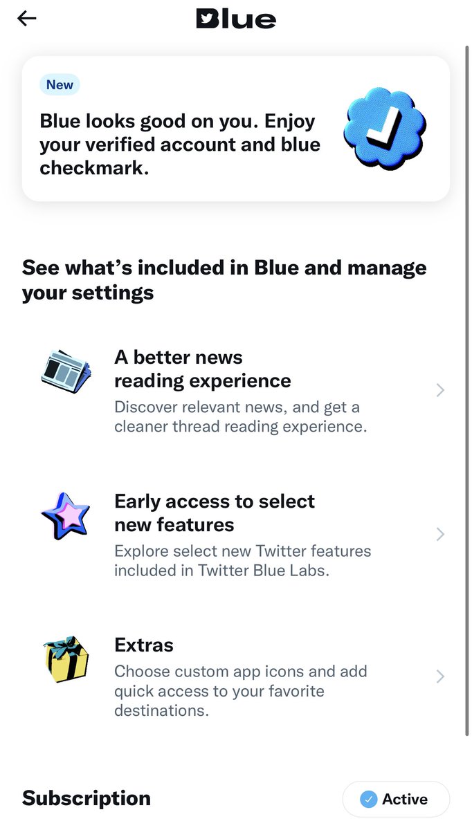 SawyerMerritt's tweet photo. BREAKING: Twitter has officially launched the revamped Twitter Blue for $7.99/month in select countries.

Not all features are live yet. Some are coming later. Looks like the blue verified checkmark is now part of Twitter Blue, but as a Blue user I’m not seeing a checkmark yet. https://t.co/nIjKt4RNnF