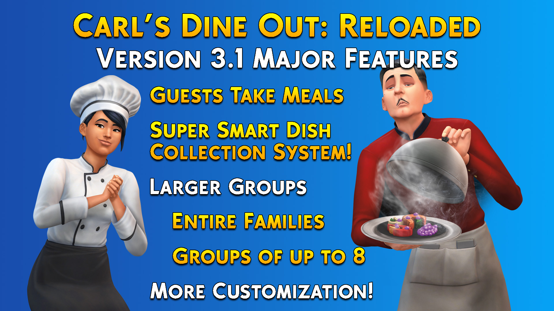Carl s Sims 4 Guide On Twitter Sims4 DineOut Reloaded V3 1 Is Carl s sims 4 guide on twitter sims4 dineout reloaded v3 1 is