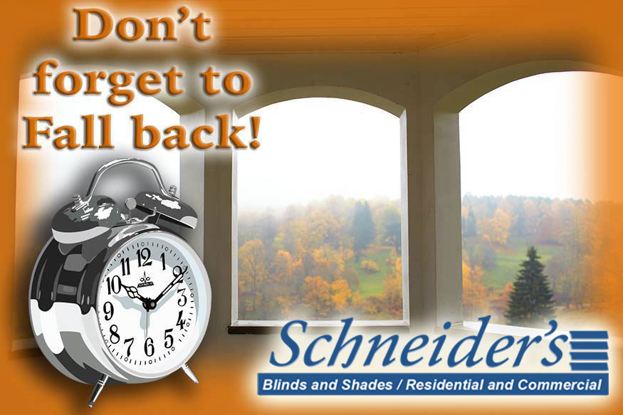 SchneiderBlinds's tweet image. It will be that #time again this Sunday, Nov. 6th, to turn your clocks back 1 hour. We suggest to do so Saturday before bed. Enjoy that extra hour of sleep or one more cup of coffee in the morning!
#TurnBackTime #fallback2022 
(608) 786-2262 schneiderblinds.com