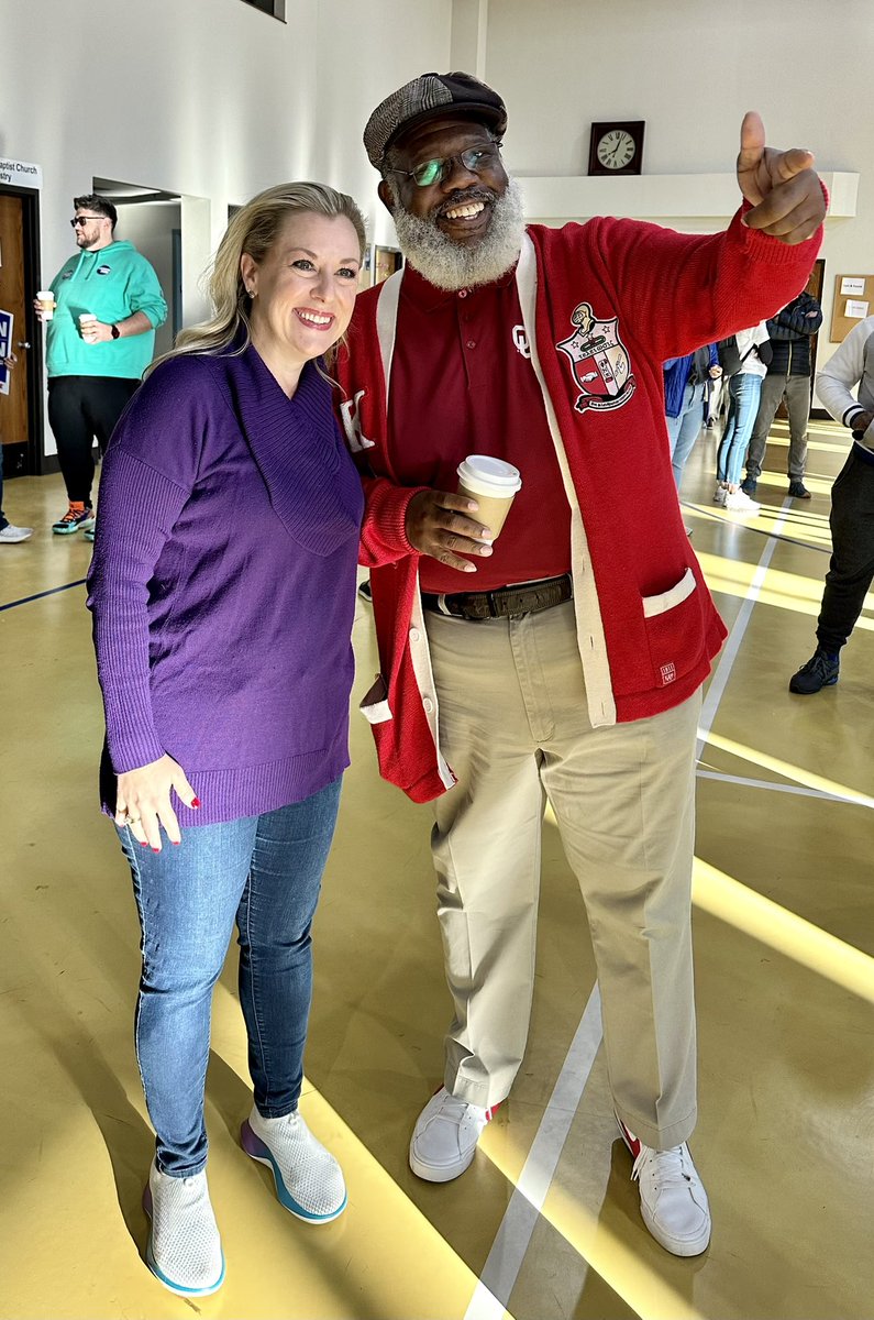 The perfect start to the final day of early voting at Souls to the Polls! We’re going to bring this home Oklahoma!