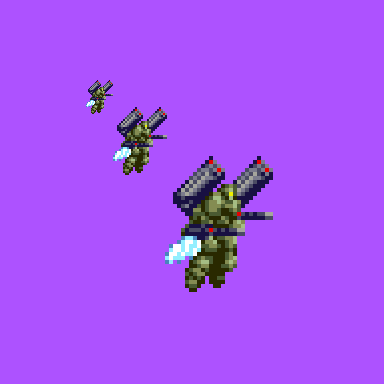 Najio_'s tweet photo. 横向きロボ的な
#ドット絵 https://t.co/pCrvrh6nvC