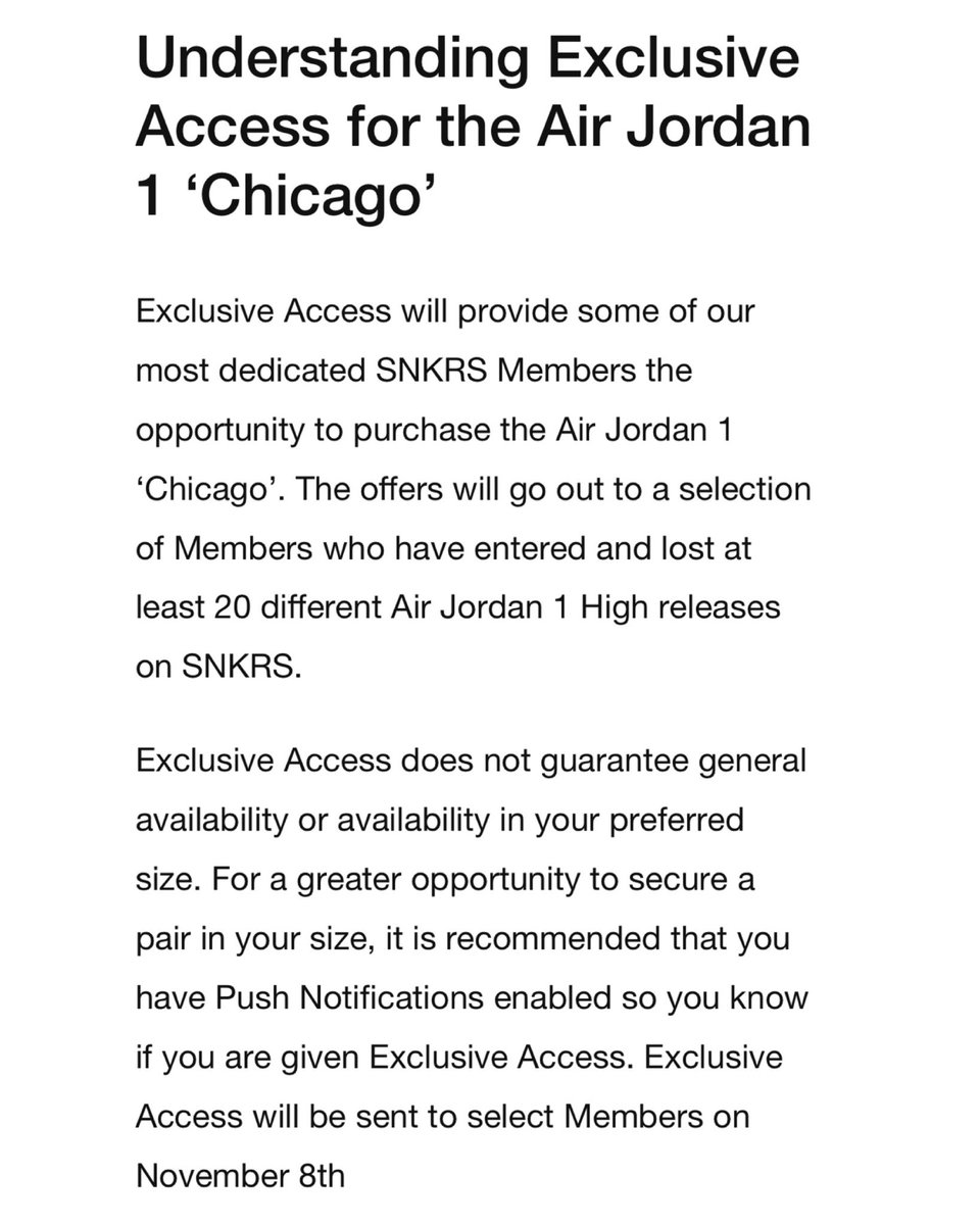 jordan 1 lost and found exclusive access