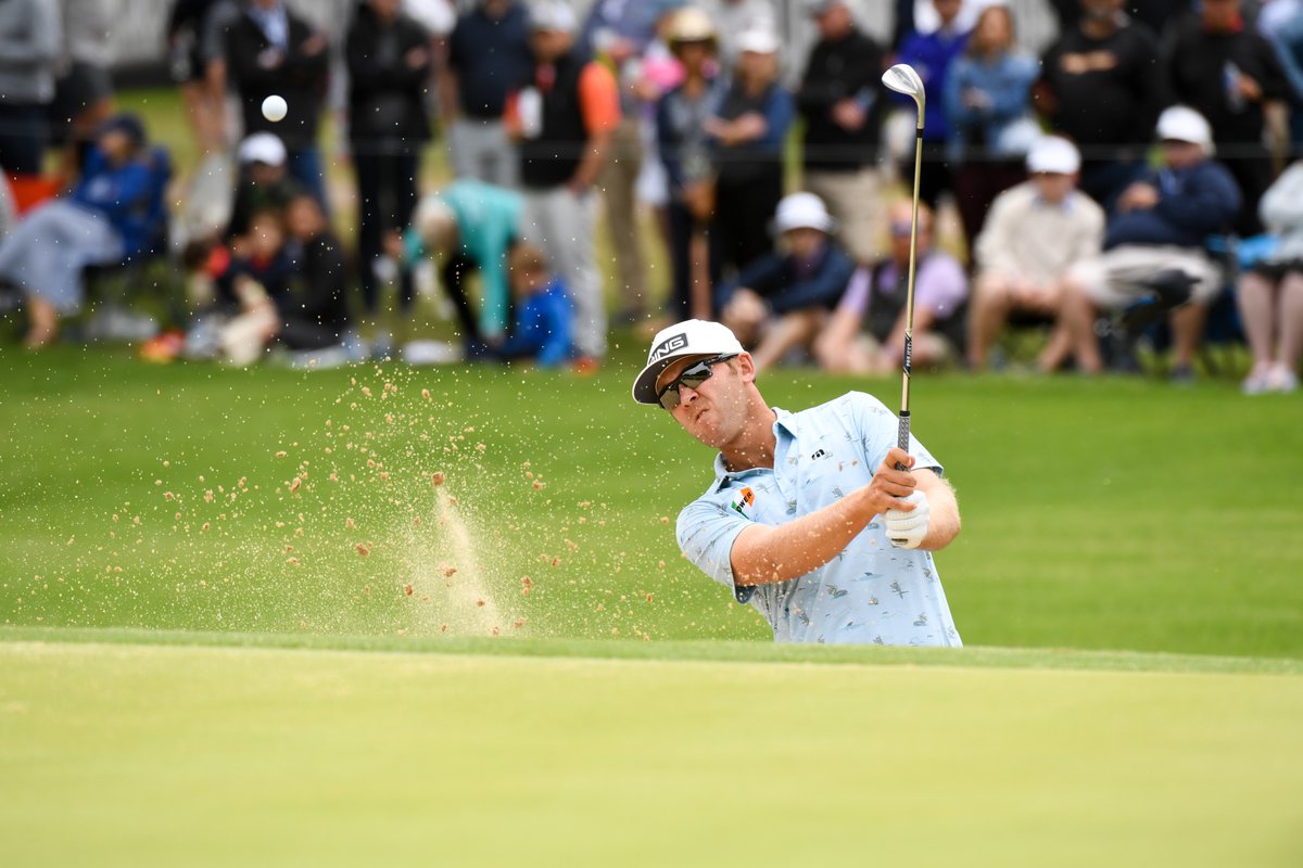 IrishGolfDesk's tweet image. After an ace on the 151-yard 8th (gap wedge) and a hole-out for an eagle 2 on the 360-yard 11th, Seamus Power has just holed a long bunker shot for birdie on 14 to go 7-under today in the World Wide Technology Championship at Mayakoba. He's solo 2nd, just 3 behind Russell Henley.