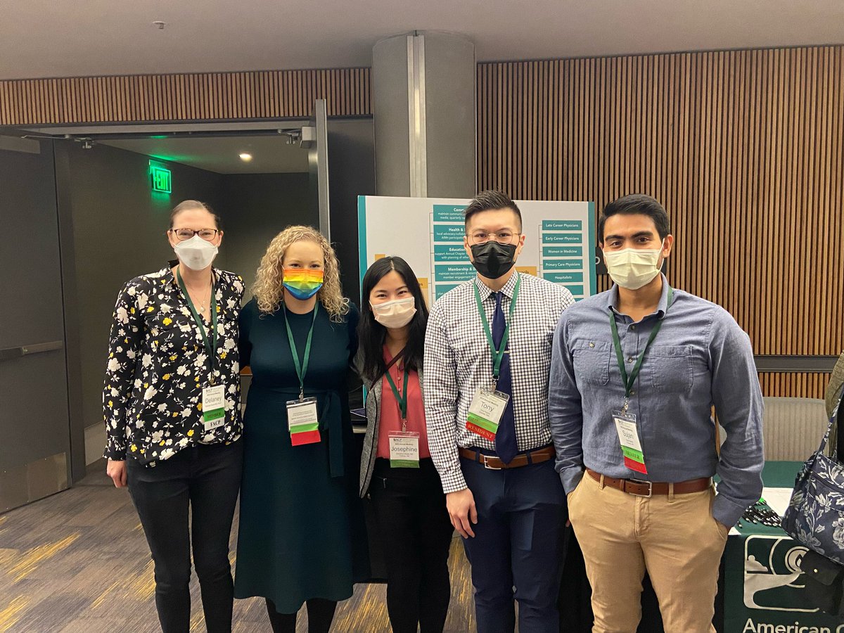 DelaneyGoulet's tweet photo. @WSUMedicine @sood_lonika @KatieBuckman3 @ACPinternists Grateful to the Washington Chapter ACP Meeting for helping refill our tanks via education, advocacy, health equity, leadership and networking!  #weareinternalmedicinephysicians #I.M.proud https://t.co/Wc3J4uatVP