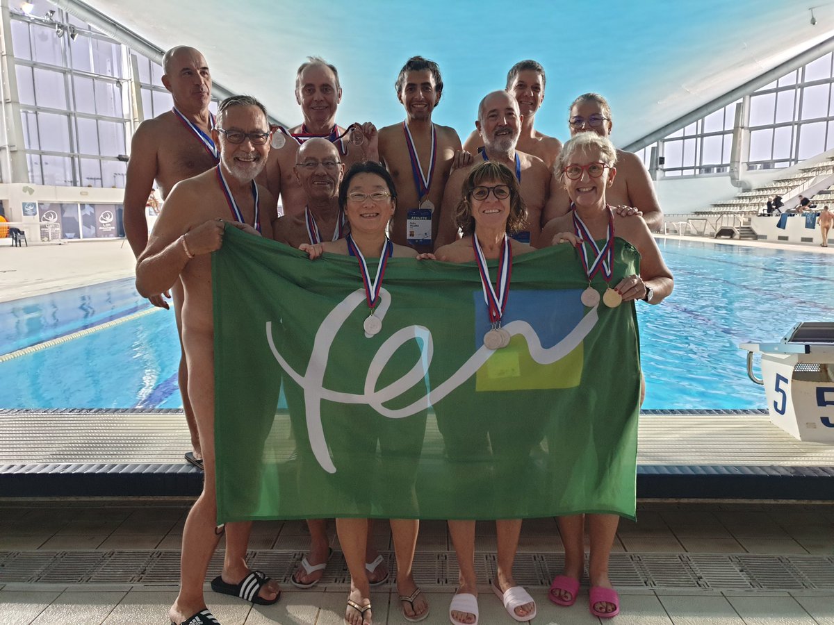 19 medallas del equipo FEN en la 50 Gala de Natación #Naturista internacional de la FNI que ha tenido lugar en Belgrado.
1 oro, 13 platas y 5 bronces.
#Naturismo #nudismo #natacion