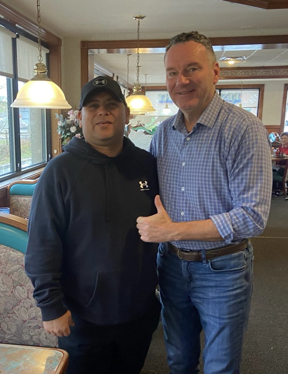 michelsforgov's tweet photo. Made a quick stop at Sunset Family Restaurant in Waukesha. Having a great day on the trail in southeast Wisconsin. #LetGetToWork https://t.co/6jvytkpQbH