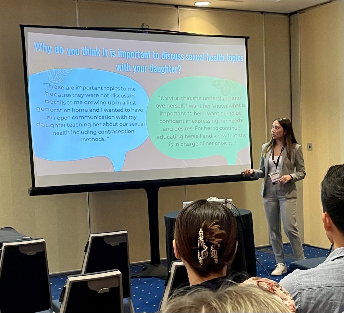 astleshelby's tweet photo. Shoutout to my fellow #SSSS2021 student grant awardee @FridadeLunaM  for her study with Latina moms about talking to kids about sex!! 💜 https://t.co/oJKZHwikJk