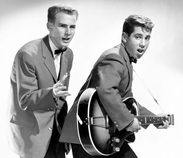 Simon and Garfunkel.  Happy Birthday to Art Garfunkel who turns 81 today. 