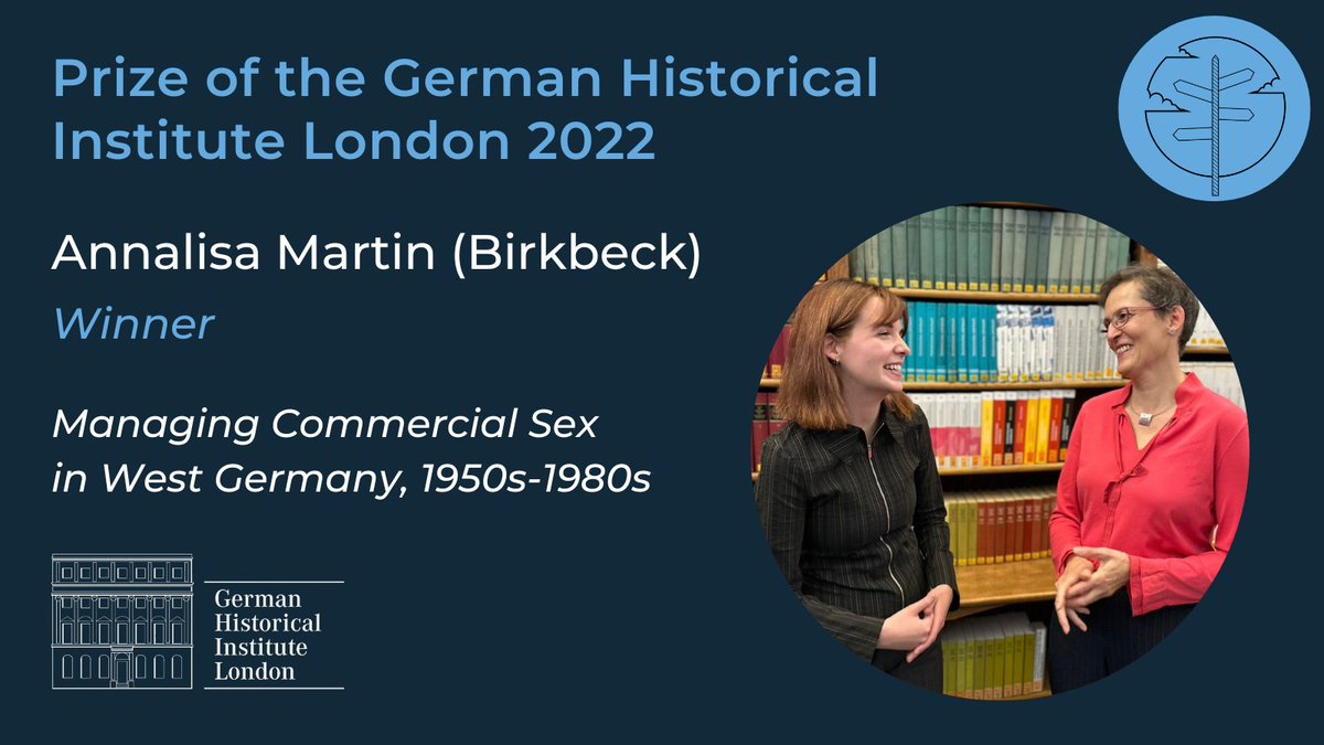 Congratulations to Annalisa Martin the winner of the Prize of the German Historical Institute London 2022!

It was a year with many strong applications, and we would therefore also like to highly commend two shortlisted dissertations by Uta Rautenberg and Katherine Arnold!