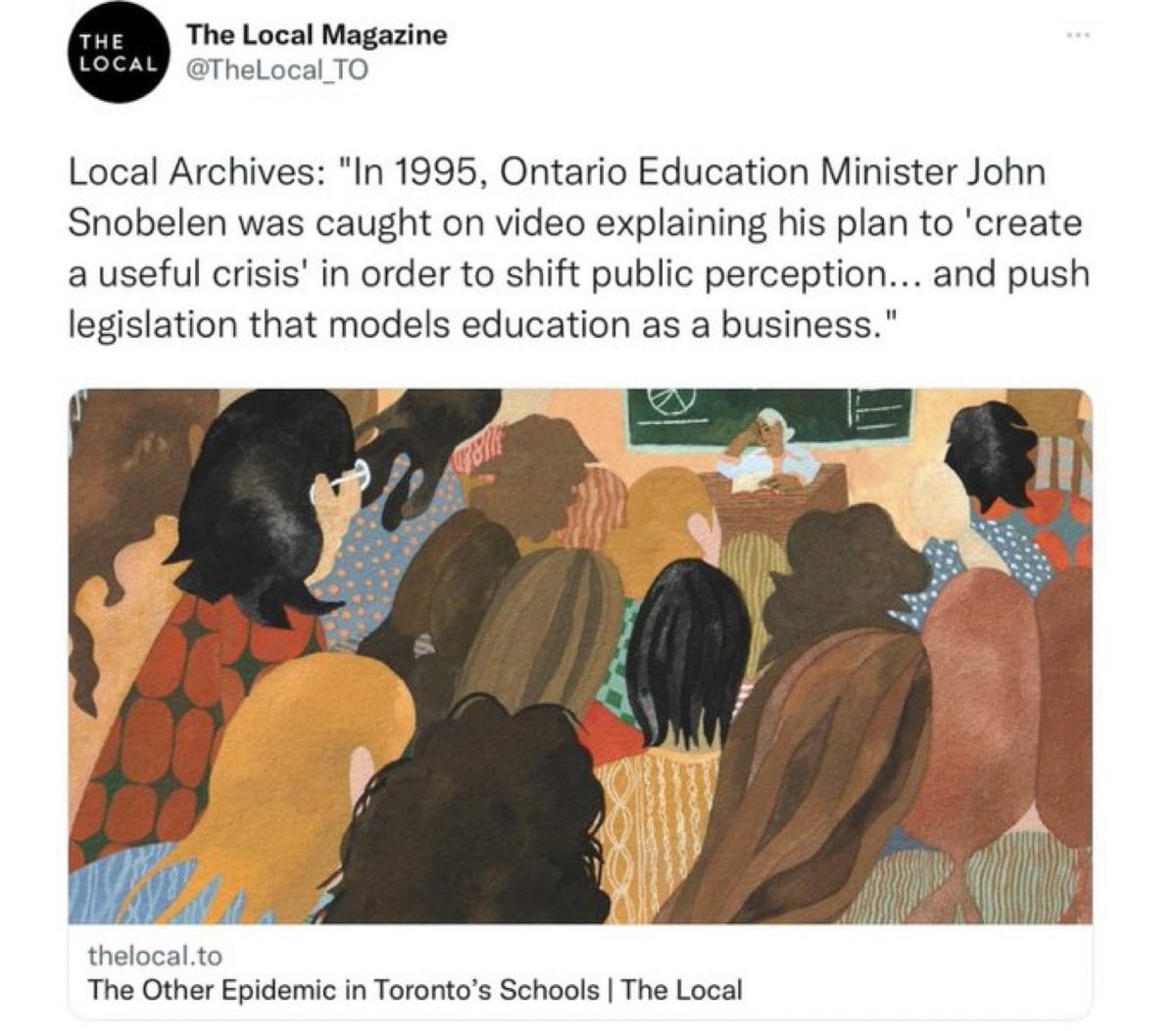 DrAnnLopez's tweet image. Ontario Conservatives have never given up on their plan. This is from 1995👇🏾#onted #onpoli