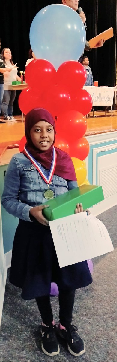 Math & Science Rainbow Challenge - 1st Place Individual Math Champion Widat Hassen (4th Grade) @CunninghamHisd @HISDSupe @nperez10 @HISD_ESO1 @ESO1_HISD @SSaenzPhillips #destinationexcellence