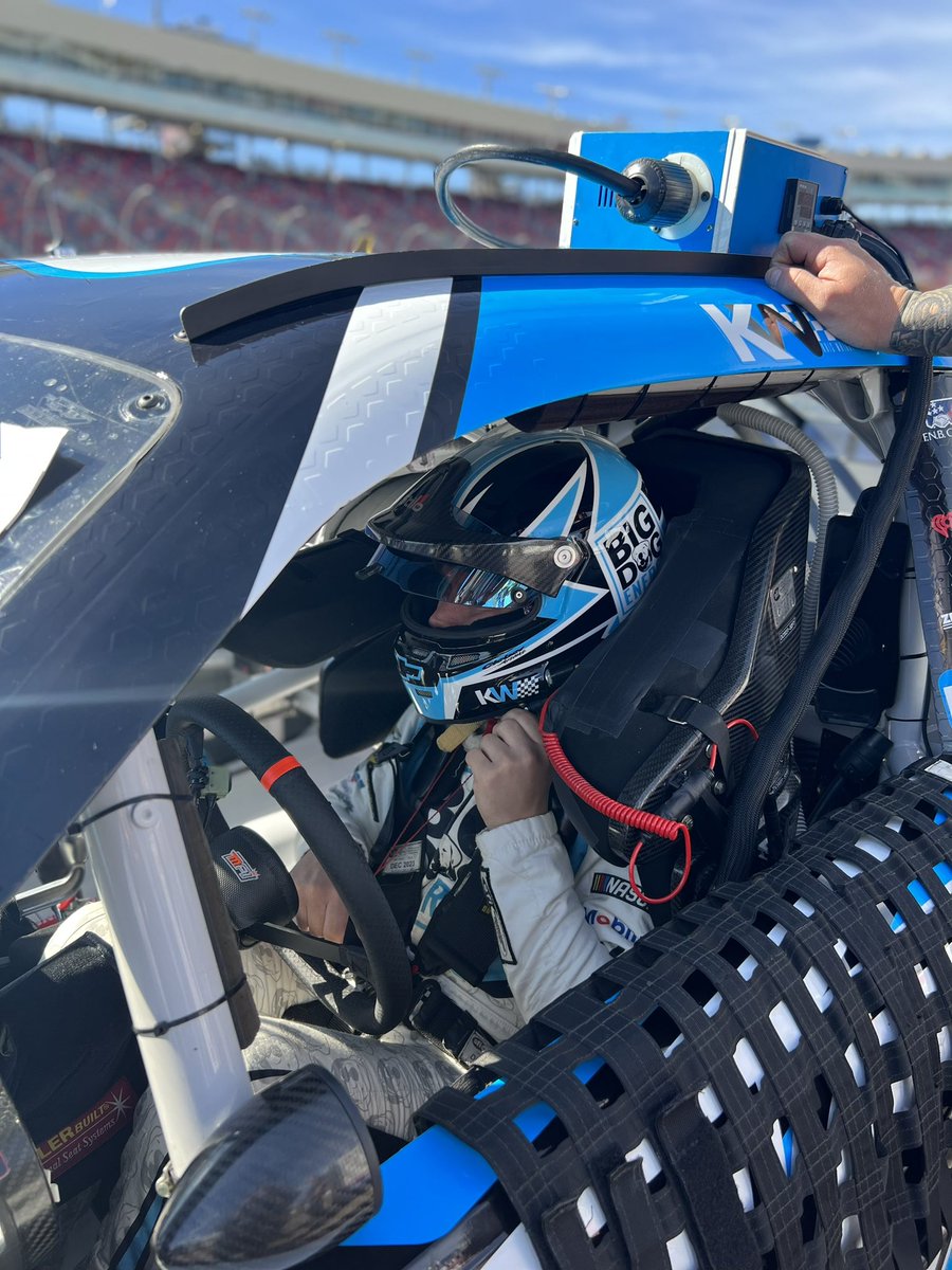 Ready! Final @NASCAR_Xfinity Series qualifying session of the #NASCAR season.