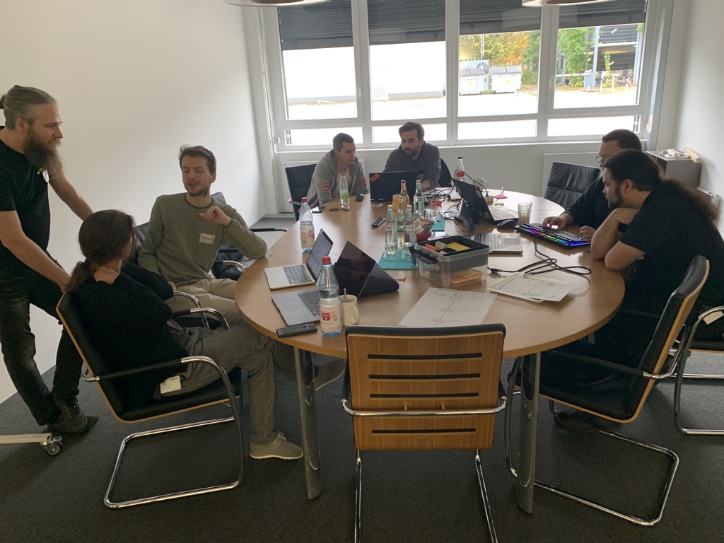 Global Day of Code Retreat  at @paesslerAG together with <a href="/InterFaceAG/">Neues von InterFace</a> as co-hosts and approx. 30 awesome coders. Great energy, heaps of learnings and sharing. Community feeling at its best. 
Kudos to <a href="/igorgutmann/">Igor Gutmann</a>, @KanbanKerstin and Tanja for pulling this off. #gdcr #gdcr2022