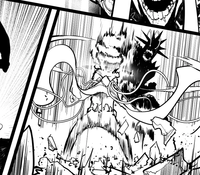 Sword of Azrael #4

The action never stops! Inks from one of my favorite panels. 