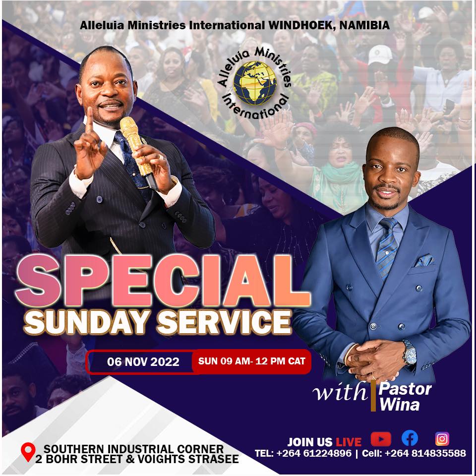 Join us tomorrow at 9am for a Special Sunday Service . For transport Needs, please contact 0814835588. 

We will be glad to host you for service. See you then.