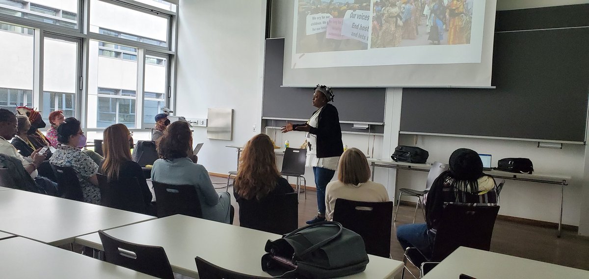 ClotildaAndien's tweet photo. Today @SarahDerval #GeneralCoordinator of @Snwot4 presented the #PeaceBuilding story of #SouthWestNorthWest #WomenTaskForce at #BuildPeace2022 in Chemnitz Germany. #ExploringTheUnseen @FESKamerun @GAC_Corporate @CanadaCameroon @Reachoutreo @Emily_Efeti @AkwoEileen @Abdu1Ramatu https://t.co/chSTAlAkAk