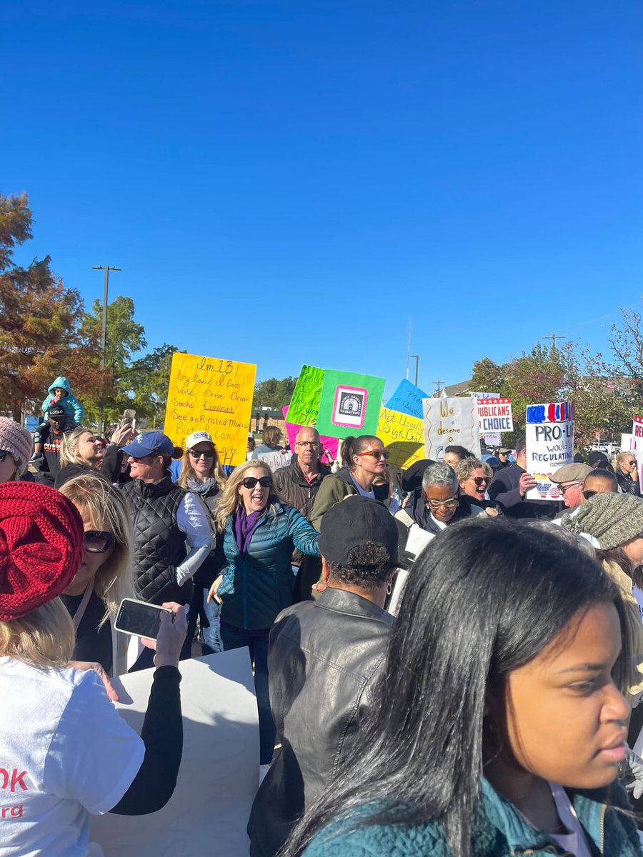 Had a great time at the We Are Rising march to the election board! The momentum is strong Oklahoma!

Make sure you have a plan to vote on Tuesday!