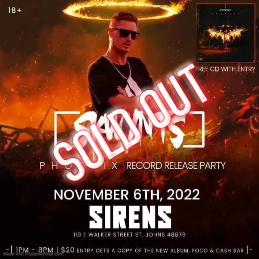 Man..... I'm so so so blown away. I knew it was close but it is official. I can't wait to share this experience with all of you. I'm so blessed and appreciative. The first hour or so is a meet and greet. I'll have Blake Wilson taking 📸  make sure you all come grab one with me