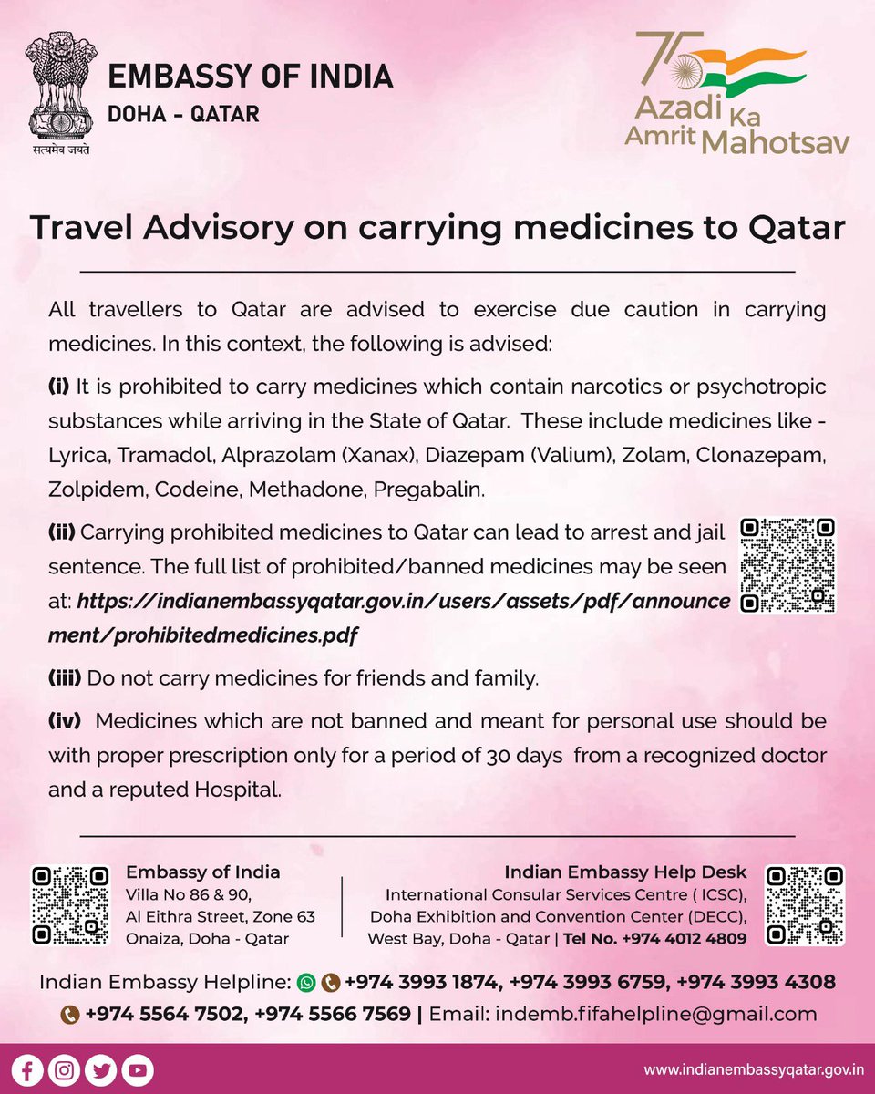 ayushgaur's tweet photo. Indian fans arriving Qatar for FIFA World Cup. Take a note of the emergency contact details for @IndEmbDoha and travel advisory. #Fifa #FIFA2022 #indian #Traveladvisory https://t.co/vqLiXG50NX