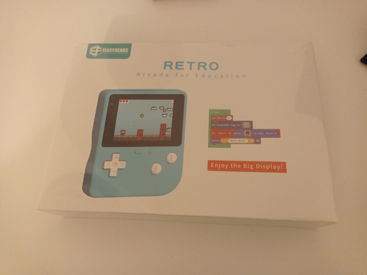 H_AMAROUCHE's tweet image. La Retro Arcade offre une programmation variée et amusante en même temps.
Merci @elecfreaks
#makecode #programmation #Retro #retrogames #python #edtech #Scratch #retroarcade #elecfreaks
@msmakecode @microsoftfrance @Microsoft_EDUFR