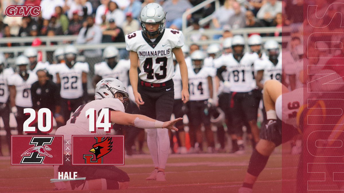 UIndy Athletics (@uindyathletics) on Twitter photo π | Hounds are up at the half, thanks to 2β£ FGs from Seymour & 2β£ TDs From Buchanan!
<a href="/UIndyFB/">UIndy Football</a> | #GLVCfb π | Hounds are up at the half, thanks to 2β£ FGs from Seymour & 2β£ TDs From Buchanan!
<a href="/UIndyFB/">UIndy Football</a> | #GLVCfb
