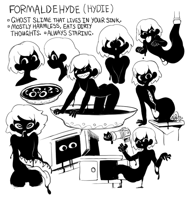 New lil character, Hydie the sink-dwelling slime! 
