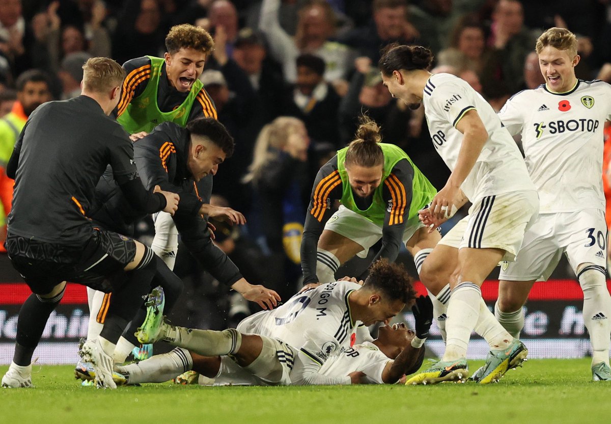 LUFCDATA on Twitter "Leeds scored 4️⃣ goals from 4️⃣ shots ontarget