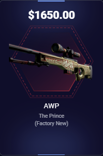 DaddyskinsCSGO's tweet photo. RT for AWP The Prince 🤴���

LIKE for AWP Gungnir 🥶👍 https://t.co/RXJSzKkVDQ