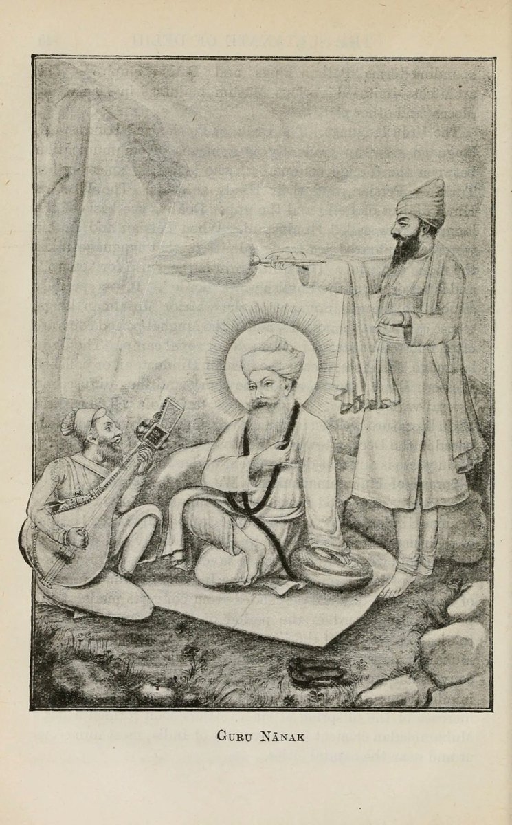 Guru Nanak Dev Ji from the Oxford History of India by Vincent Arthur Smith, published in 1921