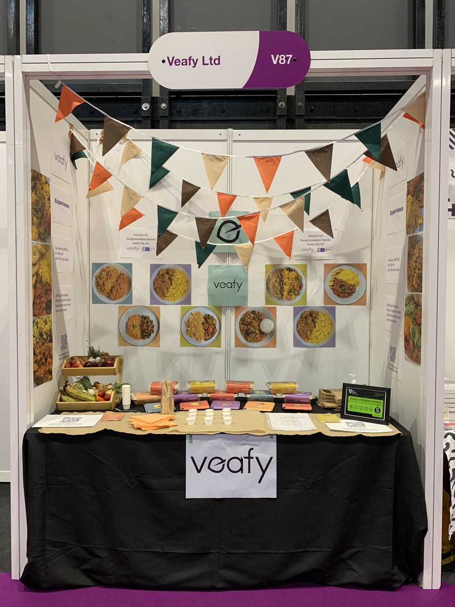 Lovely jubbly day 1 at <a href="/justvshow/">Just V Show</a> sharing that African inspiration with the nation at <a href="/thenec/">The NEC</a> today!

We’re soo excited to be back tomorrow so come join us for a sample and a friendly chat 🤗

Tickets are F R E E and available via the link below! 😋🍃 

eventdata.uk/Forms/Form.asp…