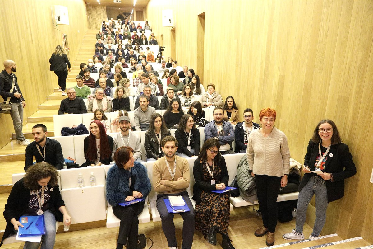 LugoTurismo's tweet photo. @o_vello_carcere ata a bandeira na final do "Concurso de monólogos científicos en galego"  que organiza @CienciaCalidade 🙌

#Lugo #ovellocarcere https://t.co/oXqs6I7N0x