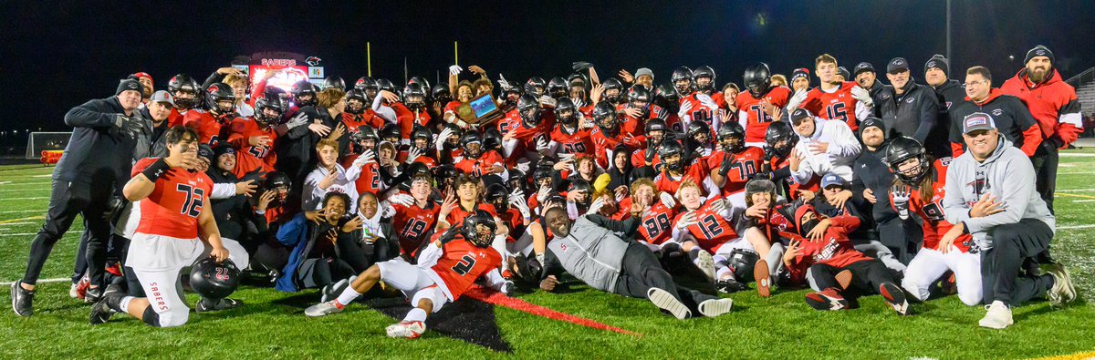 Shakopee Sabers Football is your 4x Section 6A Champions and are headed back to STATE‼️🚨🎉

#rollsabers #ourtime #sabernation #TEAM