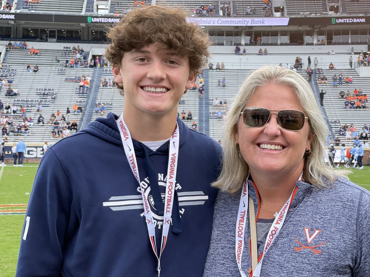 Had a great day <a href="/UVAFootball/">Virginia Football</a> today. Thank you <a href="/KatieGiusto/">Katie Giusto</a> <a href="/CoachBWolfe/">Blanda Wolfe</a> for the amazing experience. Looking forward to the State Championship next weekend <a href="/CovenantEagles/">Covenant Athletics</a>.