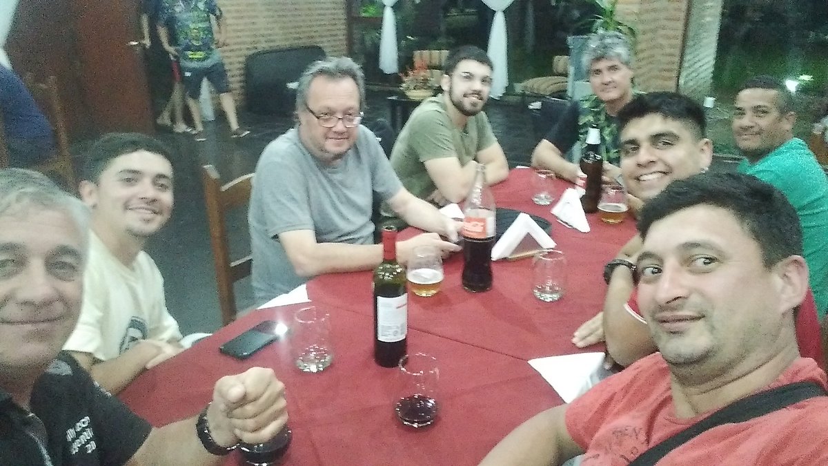 Con el grupo de Rally acca a pleno en Río chico catamarca