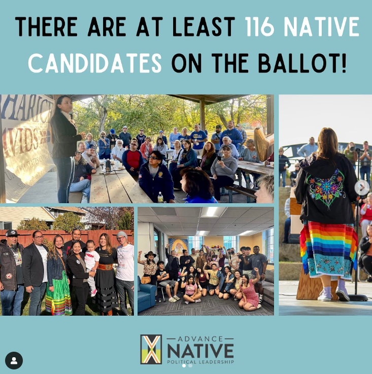 Perhaps if we elected more people who loved our land instead of looking to exploit it things might change for the better. The difference between 'rights to' and 'responsibility for' is to great to express in words.

#BuildNativePower.
#NativeVote
#NativeVote2022
#ElectionDay2022