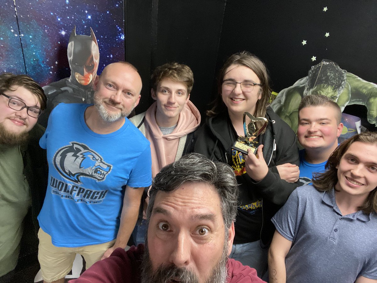 Ridgeview (assistant coach Holden Dingus, coach Adrian White, Landon Couch, Brody Buchanan, David Farmer, Daniel Greear), 1st place.