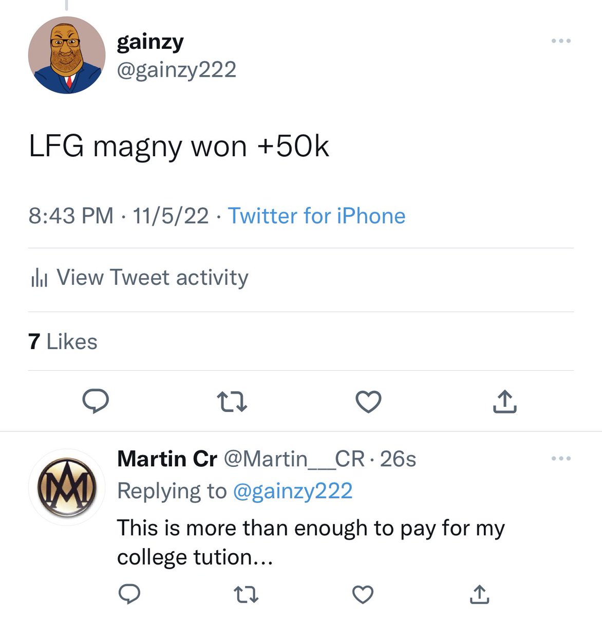 what are u majoring in, passive aggressive begging ?
