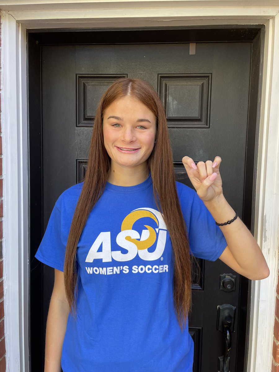 I’m very blessed to announce my verbal commitment to further my soccer and academic career at Angelo State University! I would like to thank God, my family and my friends that helped me along the way!@BellesSoccer