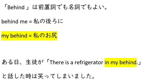 ArmstrongSensei's tweet image. behind 前置詞 vs. behind 名詞
#英語勉強